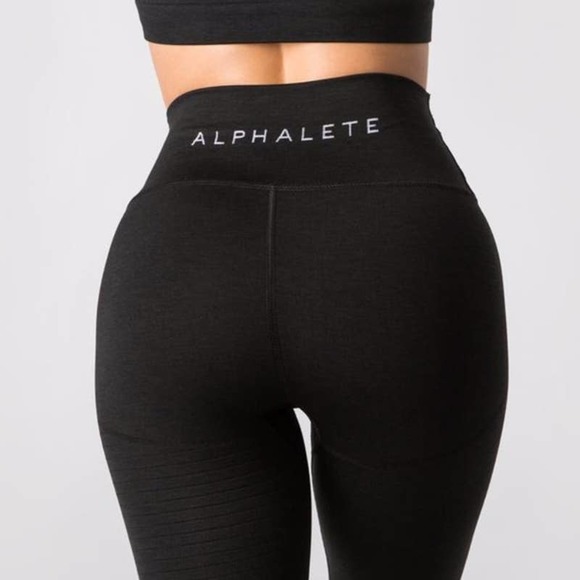 Alphalete Pants & Jumpsuits Alphalete Black Revival R6 Leggings